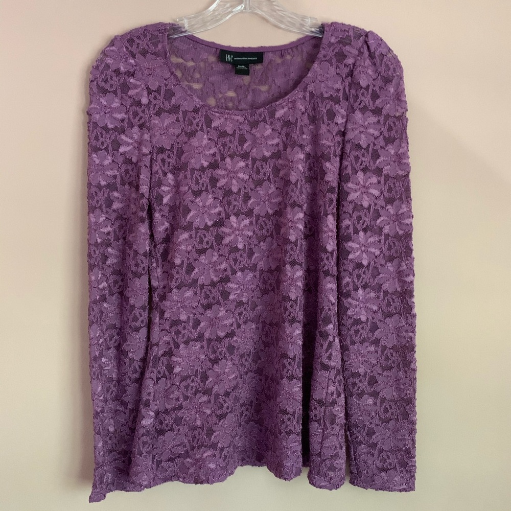 INC International Concepts Purple Shirt